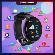 SmartWatch D18 Smart Watch Waterproof Sports Men and Women Bluetooth Digital Smart Watch (Indoberkah