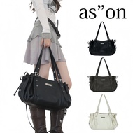 Korea Korea ASON Pillow Bag Motorcycle Dumpling Bag All-Match Commuter Shoulder Messenger Handbag La