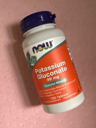 NOW Foods Potassium Gluconate葡萄糖酸鉀 99mg 補充品