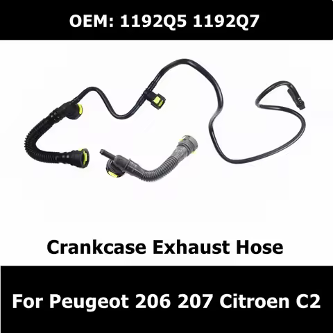1192Q5 1192Q7 1192R2 Engine Rocker Cover Breather Pipes Crankcase Exhaust Hose For Peugeot 206 207 C