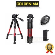 ZOMEI Q111 RED*** CAMERA PHONE TRAVEL TRIPOD Pan Tilt Head for DSLR Mirrorless Camera Phone Holder B