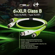 NEO (Created by OYAIDE Elec.) d+ XLR Class B : Professional XLR male - XLR female audio cable