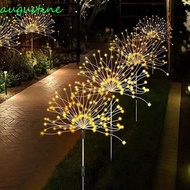 AUGUSTINE Solar LED Firework Light, 8 Lighting Modes Waterproof Fairy Lights, Multifunctional Dimmab