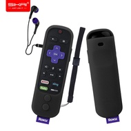 For Roku Ultra Remote Control Case SIKAI Silicone Protective Cover Power Button Shockproof Anti Slip