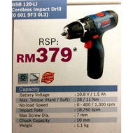 BOSCH CORDLESS IMPACT DRILL 12V/18V