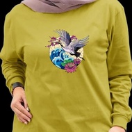 Df378>> 4Pcs 100K Savings Package Women's Semi-Tunic Top Oval Model Dtf Print Image