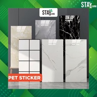 Marble Wall Vinyl Wallpaper 60 x 30 cm Marble Granite Vinyl Floor Marble Cabinet Stickers