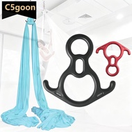C5GOON 1PC Aluminum Alloy Horn Figure 8-Ring Descender High Altitude Work Slow Descent Device Aerial