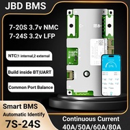 JiaBaiDa Smart BMS 7S 8S 24V 10S 12S 36V 13S 14S 16S 48V 20S 24S Li-ion LiFePo4 JBD Bms Balance BT