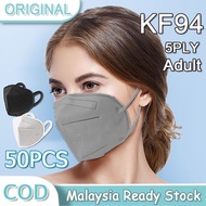 KN95 Face Mask 50pcs 5ply Grey ffp2 Mask Medical Premium Korea Protective 3m kn95 Mask Washable N95 