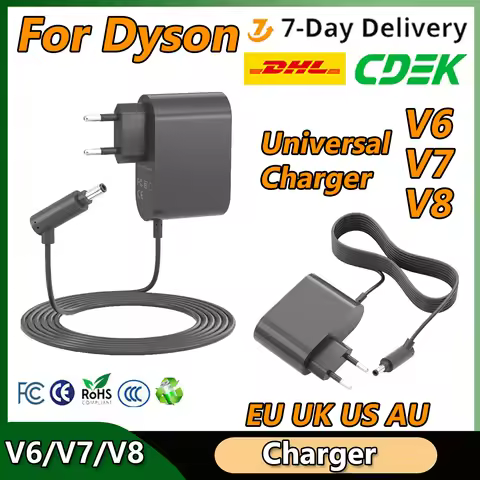Battery Charger For Dyson V6 V7 V8 Charger Replacement Battery Charger Compatible For V8 V7 V6 Charg