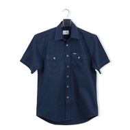 Bovy Black  x  Navy Shirt  - เสื้อเชิ้ตแขนสั้นสีดำและสีกรม  รุ่นBA 3596