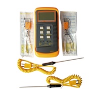 Pro Dual Channel K-type Digital Thermocouple Thermometer 6802 II BGA HVAC Kit