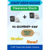 HIKVISION FIXED MINI BULLET CAMERA