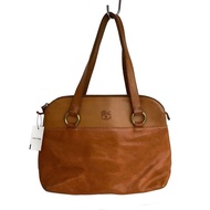 IL BISONTE tote bag leather BEG Direct from Japan Secondhand