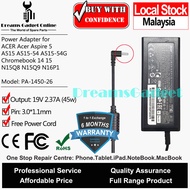 Replacement Notebook Power Adapter Acer Aspire 5 A515 A515-54 Chromebook N15Q8 N15Q9 N16P1 19V 2.37A