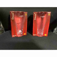 Shell Made in France F1 2007 F2007 Glass set of 2 (NEW but in poor packing condition)