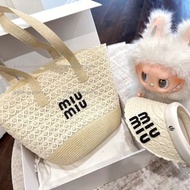 💖包順豐運費💖Miumiu 草編包包帽子套裝
