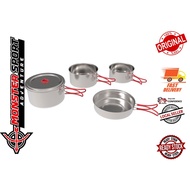 ORIGINAL Coghlan's Stainless Steel Cook Set CGN1814 Camping Glamping Outdoors