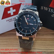 Jam Tangan Pria Swiss Army Automatic Date-100% Original-Jam Tangan Swiss Army Original Asli Fitur Ta