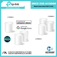 TP-Link Deco X50 AX3000 Whole Home Mesh WiFi 6 System Router TPLINK