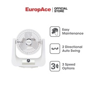 EuropAce 9 Jet Turbine Fan|EJF 398S (White)|E-Cool Technology and Quiet Operation