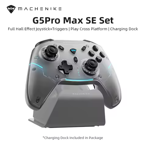 Machenike G5Pro Max SE Gamepads With Charging Dock Optional Hall Effect Joysticks Triggers RGB Light