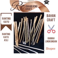 048|| 1 pcs macrame wooden twigs 30cm - 40cm craft decoration