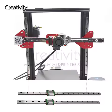 Dual Z-axis Linear Rail Guide Kit MGN12C with Fix Plate Mount Bracket for Ender-3/3S /Ender 3 Pro/En