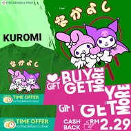 Kuromi衣服 My Melody Cinnamoroll Sanrio Stationery Hello Kitty Kuromi Things Kuromi Shirt For Kids Kur