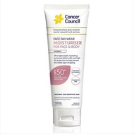 Cancer Council Facial Broad Spectrum Sunscreen 75ml Refreshing SPF50 Sensitive Waterproof Whitening 