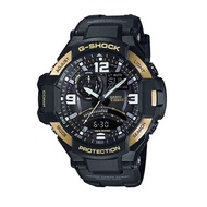 Casio G-Shock Compass Thermometer Gravity Master Gold &amp; Black Watch GA-1000-9G