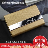 Business Card Case Men's Business Card Holder Women's Business Large-Capacity Desktop Business Card 