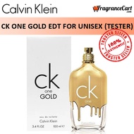 Calvin Klein cK One Gold EDT for Unisex (100ml Tester) Men Women Eau de Toilette [Brand New 100% Authentic Perfume/Fragrance]