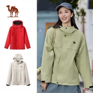 CAMEL CROWN All-Terrain Rugged Jacket for Women, Fleece-Lined, Single-Strike Hooded Outdoor Mountain