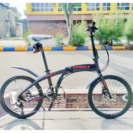 📢FREE HELMET📢GOMAX SPACE 10 - 20"Inch Aluminium Folding Bike - 10 Speed - Hydraulic Brakes (100% sia