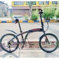 📢FREE HELMET📢GOMAX SPACE 10 - 20"Inch Aluminium Folding Bike - 10 Speed - Hydraulic Brakes (100% siap pasang)