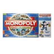 Large Monopoly 5 in 1 Board Game Monopoly 5in1 Chess Snakes and Ladders Ludo Halma Nice Gift Set