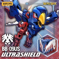 52TOYS BEASTBOX BB-09US ULTRA SHIELD Overseas Exclusive Mecha Deformation Action Figure Portable Mod