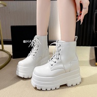 Large Size Martin Boots - Thick Soled Zipper Boots for Fall/Winter