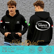 Jaket Hoodie Komunitas Mobil Toyota Yaris Indonesia untuk Pria dan Wanita Distro Bahan Nyaman - Cott
