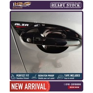 Perodua Myvi 2011- 2017 / Perodua Alza 2009-2021 Glossy Black Door Handle Bowl Cover accessories