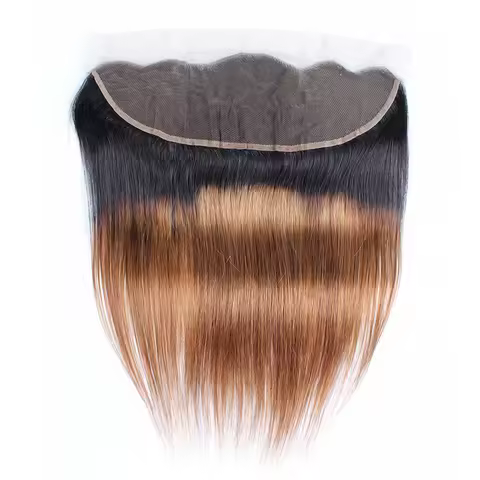 14 Inch 13x4 Lace Frontal Dark Brown T1B27 T1B30 Ear To Ear Remy Brazilian Human Hair Brown Color Ho