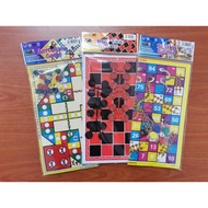 【Hantar Cepat】 3 GAMES CHESS SET SNAKE GAMES / AEROPLANE / DRAUGHTS