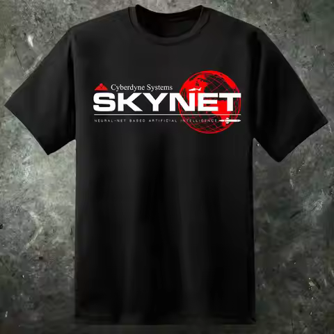 2026 Terminator Movie Skynet Mens T Shirt T800 Cyberdyne Systems