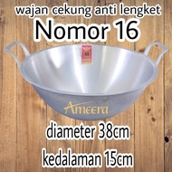 Non-stick Concave Frying Pan no. 16 Crock katel Aluminum Non-Stick Frying Pan anti-Shatter