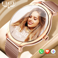 LIGE ใหม่บลูทูธสมาร์ทนาฬิกาผู้หญิง 1.39 นิ้ว 360*360 HD หน้าจอที่กำหนดเองนาฬิกา Face Luxury กันน้ำ smartwatch