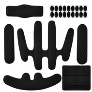 Cycling Helmet Inner Liner Inner Liner One Size Sweat-Absorbent Breathable Velcro Chin Pad Replaceme