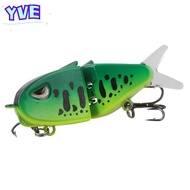 YVE Swimming Lure, Two-Segment 6.5g Weight Pencil Lure, Portable Double Hooks Slow-Sinking 6cm Lengt