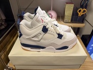 Air Jordan 4  retro sb white navy